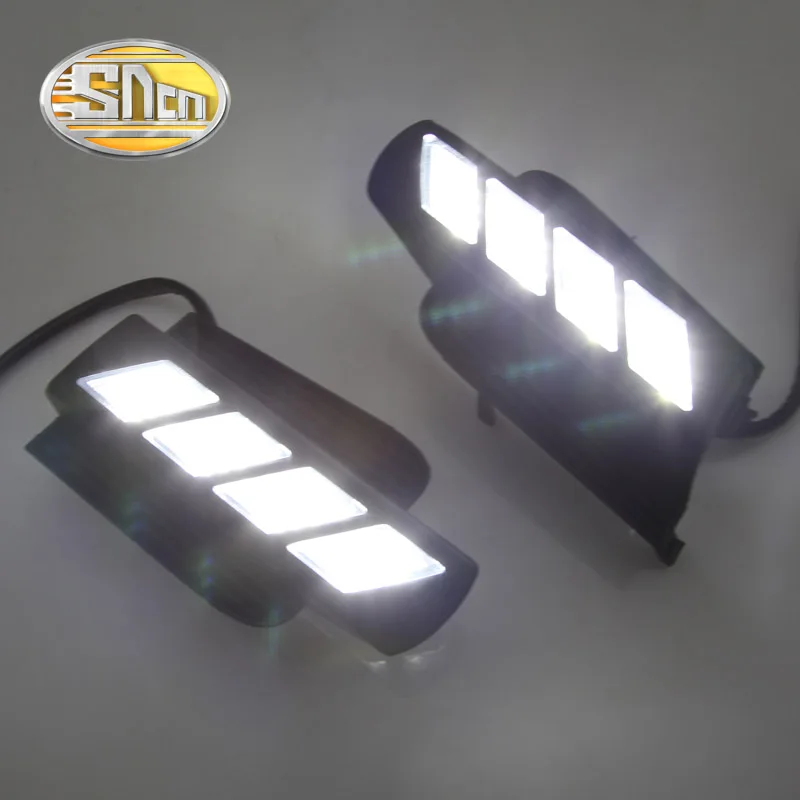 SNCN LED Daytime Running Light For Toyota Prado 120 FJ120 2003 - 2009 Car Accessories Waterproof ABS 12V DRL Fog Lamp Decoration