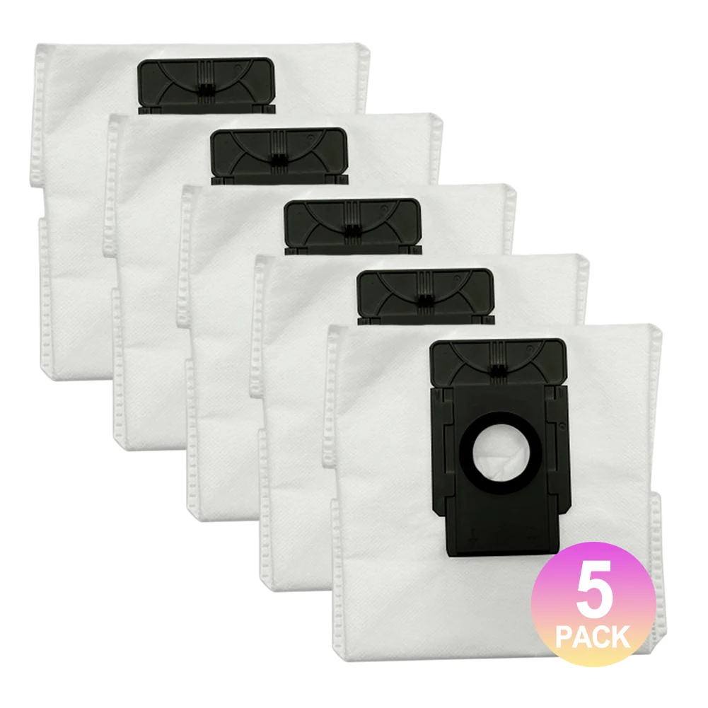 5/10pcs Dust Bags For TCL SWEEVA 6500 Robotic Vacuum Cleaner Spare Parts Accessories 5-filtration Layers Large Capacity