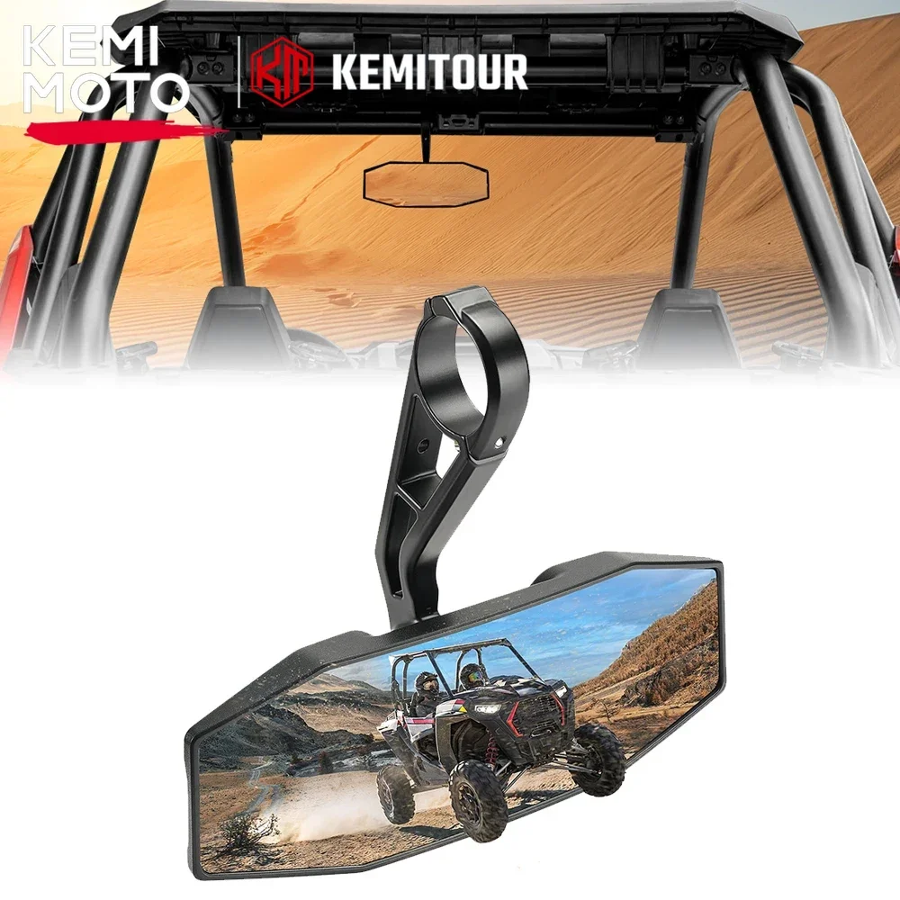 KEMIMOTO Roll Bar Rearview Center Mirrors Compatible with Polaris 570 800 Trail S 900 1000 XP4 Turbo S General XP 1000 #2881540