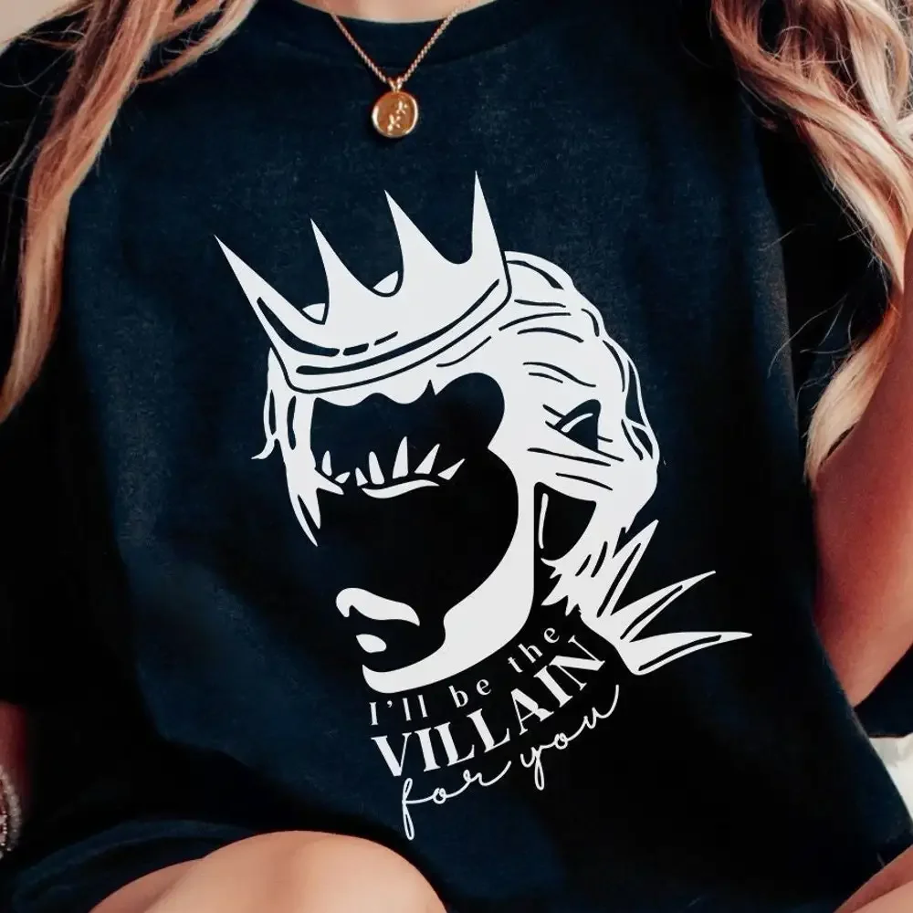 The Plated Prisoner Quote I'Ll Be Villain For You T Shirt Raven Kennedy Glint Gild Gleam Glow Bookish Auren Commander Rip Slade