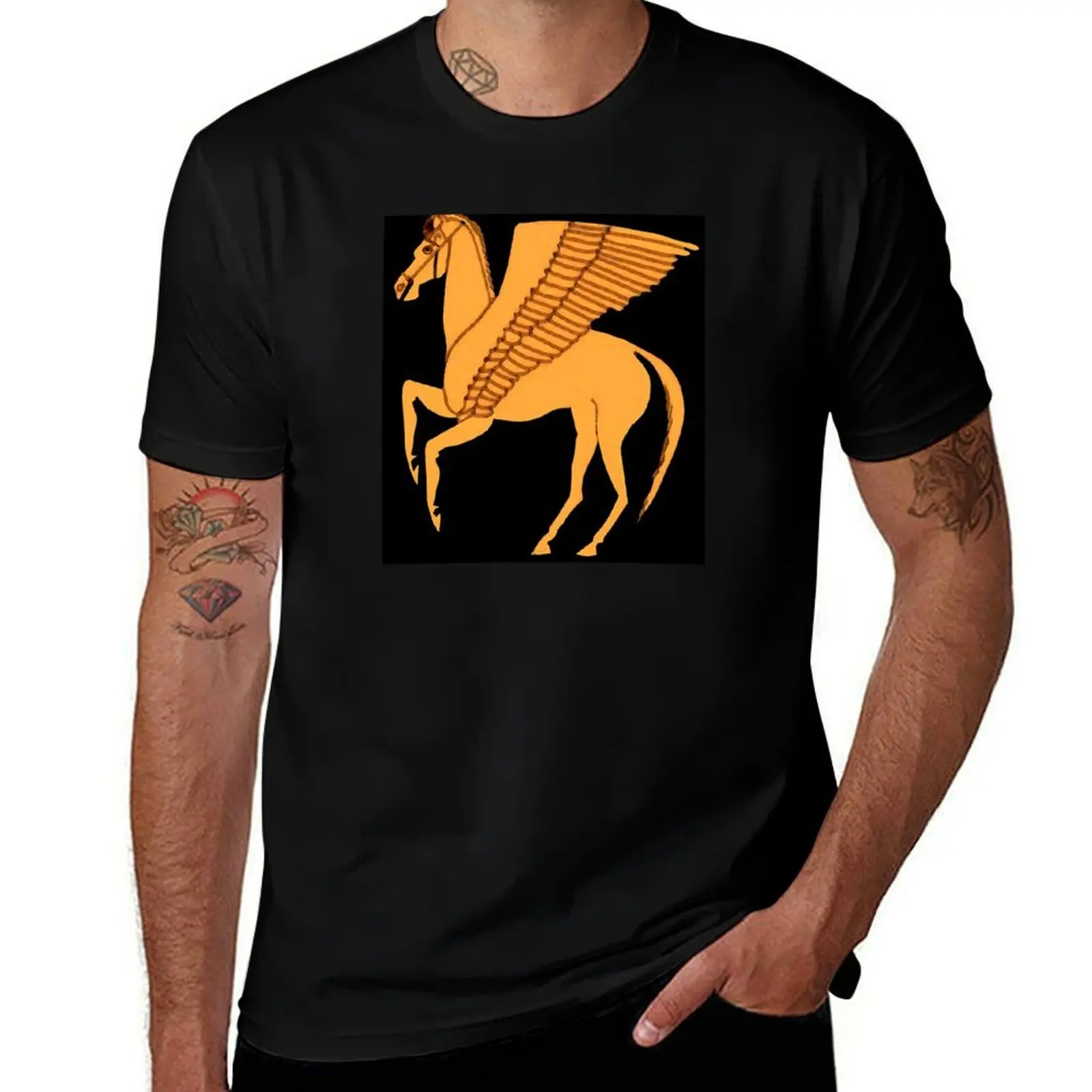 

Pegasus Horse T-Shirt quick-drying shirts graphic tee Anime t-shirt T-shirts oversize men clothings