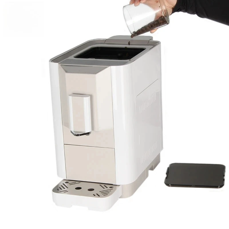 1.8L Fully Automatic Espresso Coffee Maker Machine Home Bean to Cup Programmable with Timer Screen Electric for    Hotels