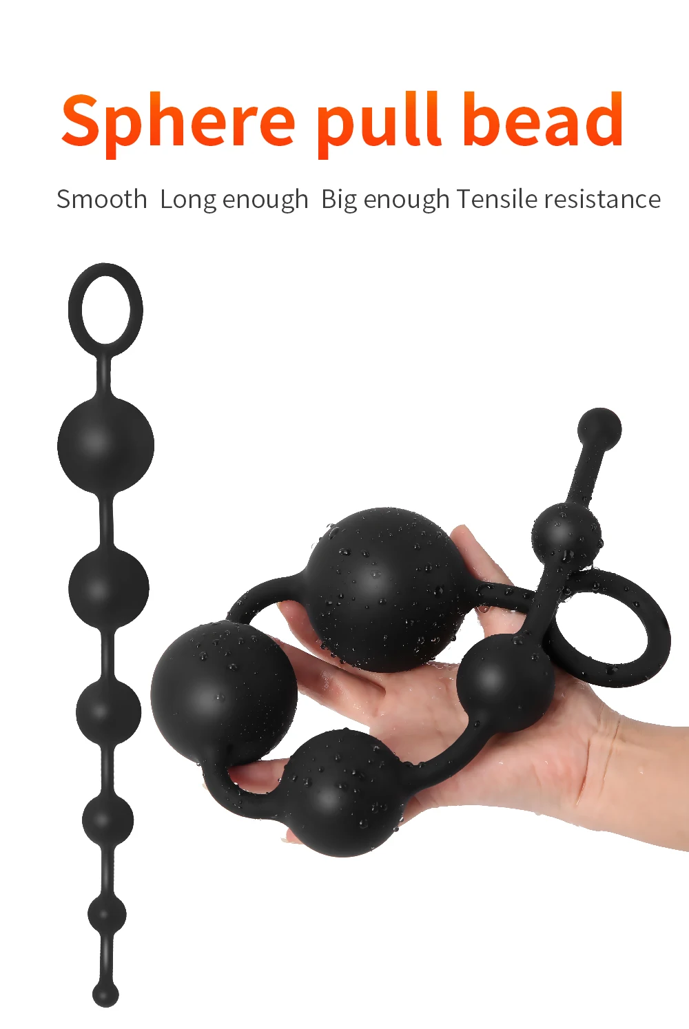 56cm Anal Beads Orgasm Vagina Plug Play Pull Ring Ball Anal Stimulator Butt Beads Plug Sex Toys For Adult Men Women Gay Anus Toy