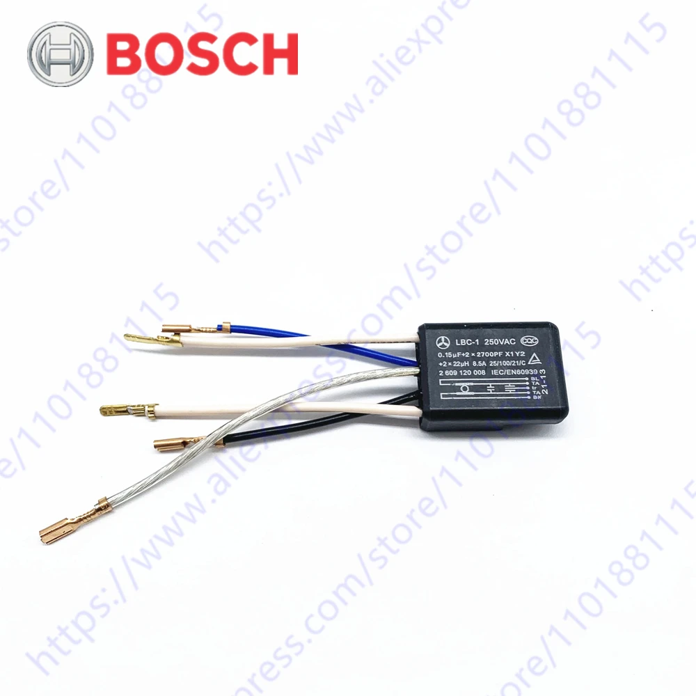 Suppression Filter for BOSCH GWS850C GWS780C GWS8-115C GWS8-100C GWS8-125C GWS8-100CE GWS8-125CE GWS850CE PWS2000 GEX150TURBO