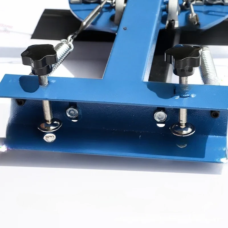 4 Color 1 Station Silk Screen Printing Machine 40*50CM T-shirt Press Making Carousel Printing Area