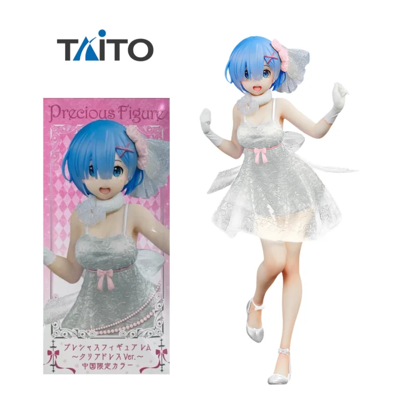 

В наличии оригинальное TAITO Re:Life in A Different World From Zero Rem Crystal Dress Аниме Фигурка Подарок на день рождения Коллекция моделей