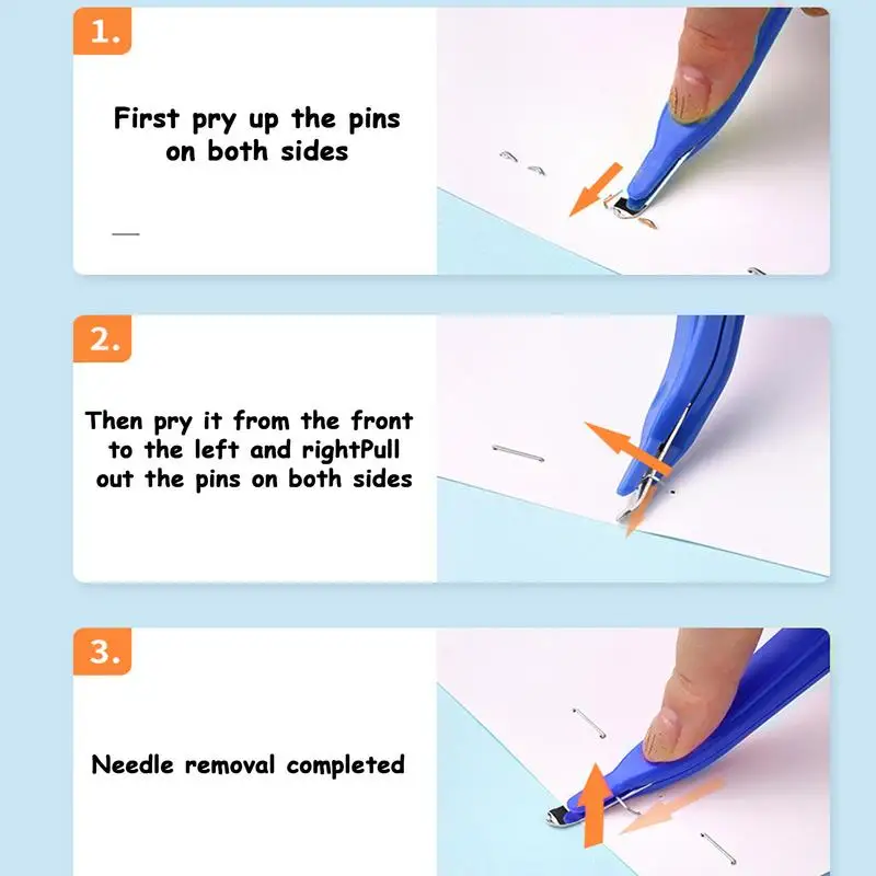 Extractor de grapas magnéticas, herramienta de ahorro de mano de obra, removedor de grapas en forma de bolígrafo, palo ergonómico, eliminación de grapas