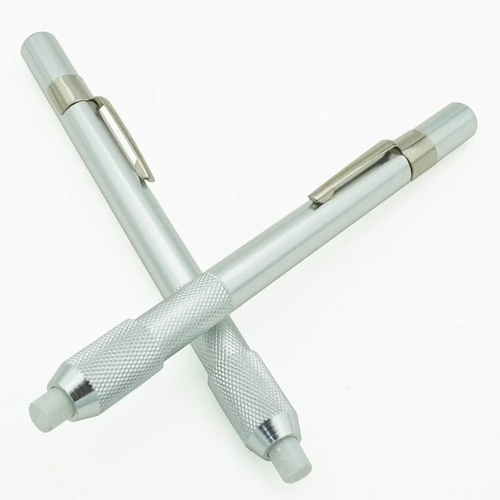 1 set Soldered Soapstone Pencil Holder 40 Soapstone Refills with Metal Round Holders Removable Marking Tools for Welding parts - view 2