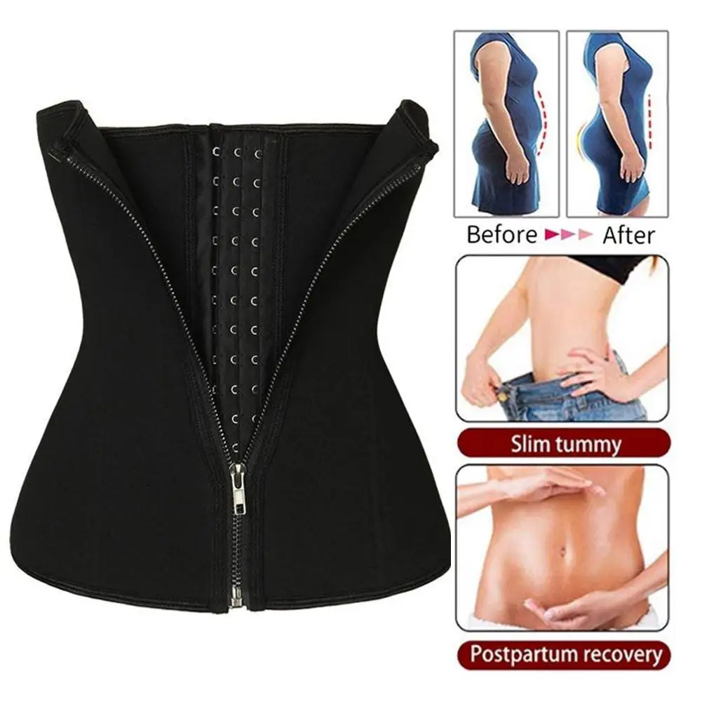 Buckle Shapewear Zipper Belly Retraction Belt Court Belly Reduction Plastic Belt To Show The Figure Of Girls Gain