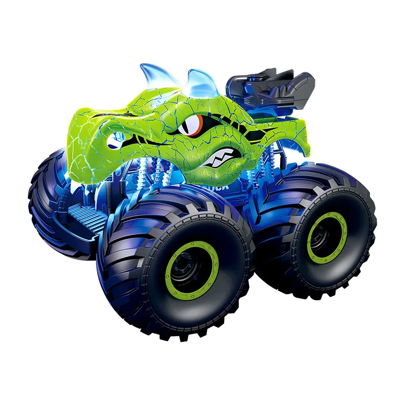 Dinosaur Spray Stunt Off-Road Remote Control Car Mountain Climbing Toy Car With Lights Children Toys Boys Birthday Gifts RC Cars