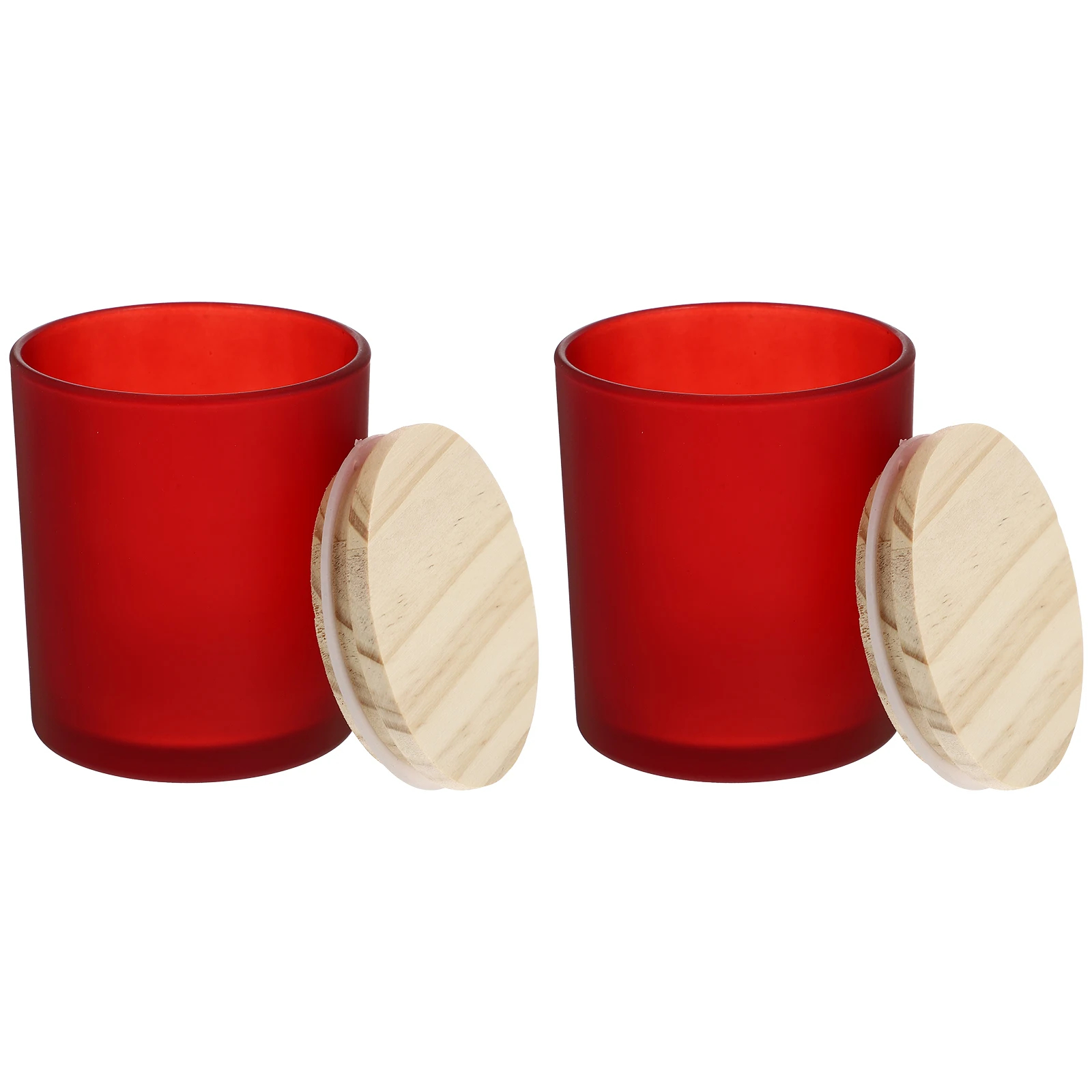 

2Pcs Aromatherapy Cups Creative Glass and Pine Holders Perfect for DIY Home Wedding Decoration