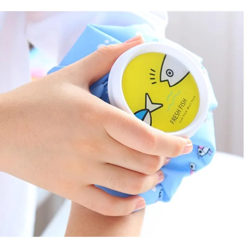 Hot Reusable cooling cold compress bag, ice pack, physical cold and heat therapy bag, and physical cooling cloth ice pack