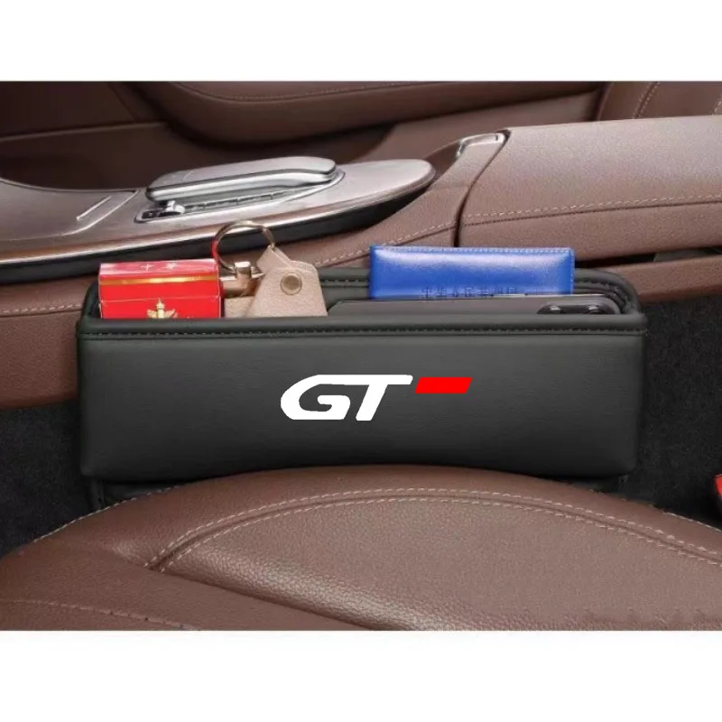 Автомобильный органайзер для сидений, кожаный Органайзер для хранения, автомобильные аксессуары для Peugeot GT GTLine RCZ 308 508 3008 5008 206 207 408 4008