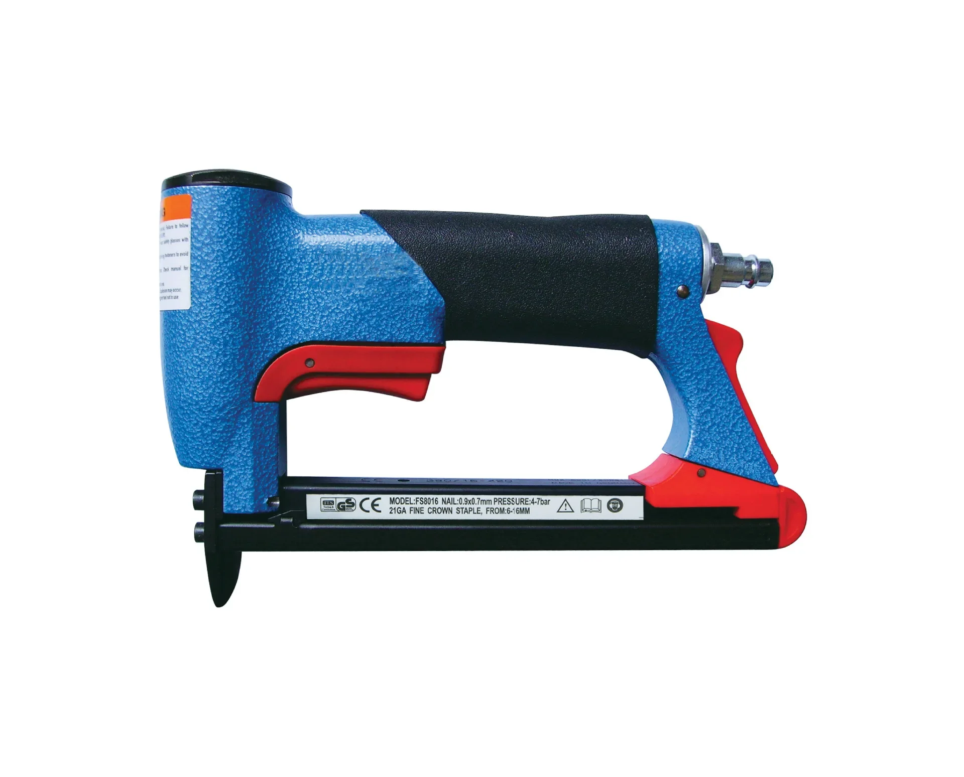 1/2 Inch Pneumatic Air Stapler Nailer Fine Stapler Tool For Furniture Blue Nailer Tool 4-16mm Woodworking Pneumatic Air Power