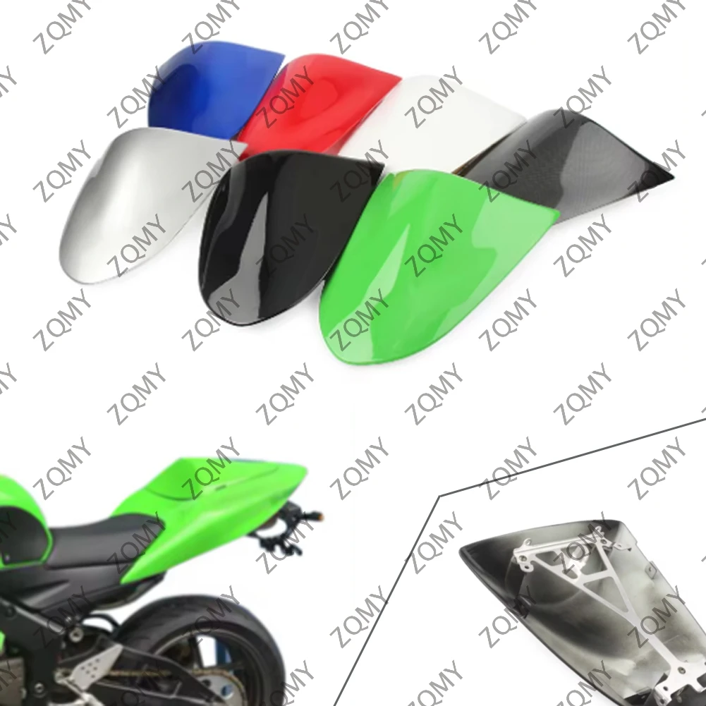 Motorcycle Rear Cowl Seat Cover Fairing Parts For Kawasaki ZX6R 2005 2006 / ZX-6R 05 06 ABS Plastic