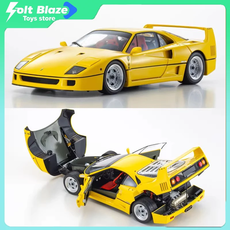 

Модель автомобиля KYOSHO 1/18 Ferrari F40, полностью открывающаяся, лимитированная серия, литая под давлением, для демонстрации в коллекции, имитационная модель, игрушка для мальчиков, подарок