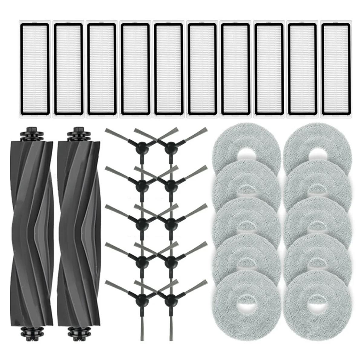 

Набор аксессуаров для пылесоса Dreame L10s Pro Gen 2, сменные детали, основная боковая щетка, фильтр, насадка на швабру, 32 шт.