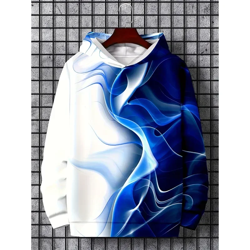 Pearson Selection Men's 3D Hooded Sweater Top Casual Pullover Sweatshirt Fashion Streetwear Long Sleeve Warm Winter Tops 2026