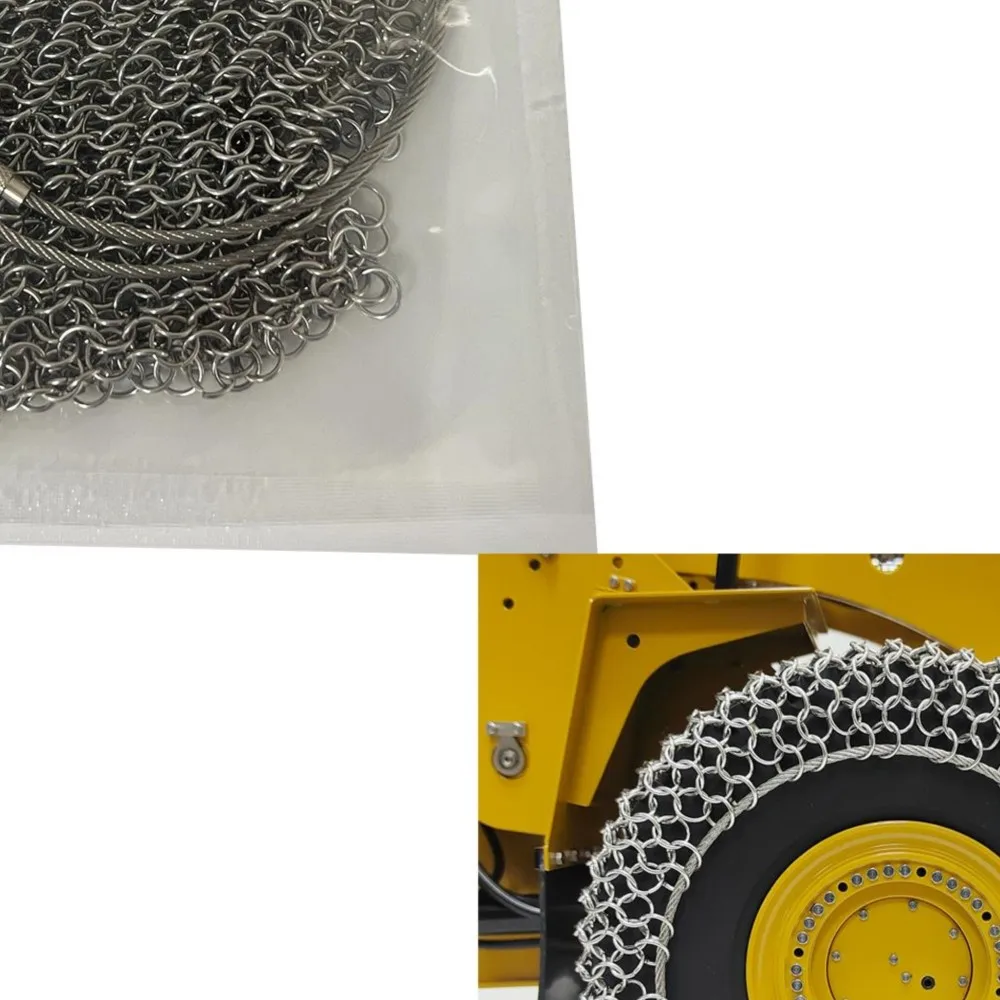 

KABOLITE Metal Tyre Chain for 1/14 K988 RC Hydraulic Loader Construction Vehicle Trucks Adult Machine Model