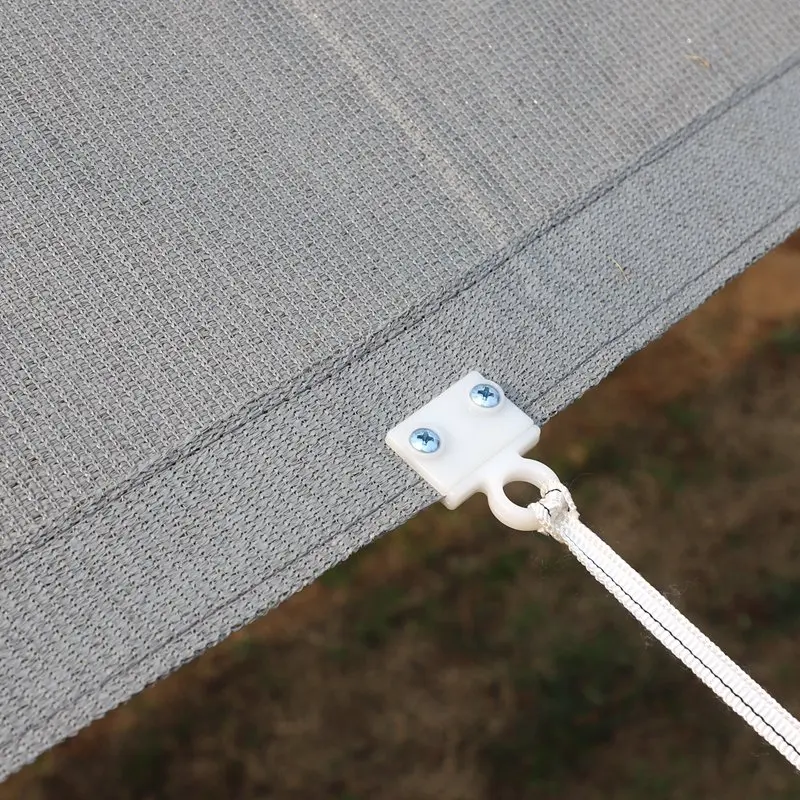 Garten-Sonnenschutznetz, Outdoor-Sonnenschutz, Schattennetz, Pool-Schattierung, Baldachin, Camping-Markise, Sonnenschutz mit verstellbarer Schnalle – Detail 7