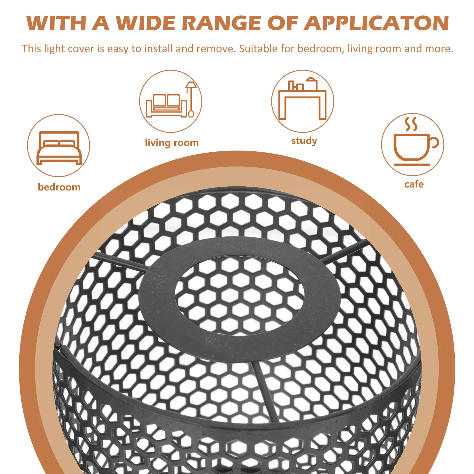 Sombra de lâmpada de ferro capa moderna sombra de luz para lustre casa cozinha sala jantar barra lâmpada do teto decoração acessório iluminação