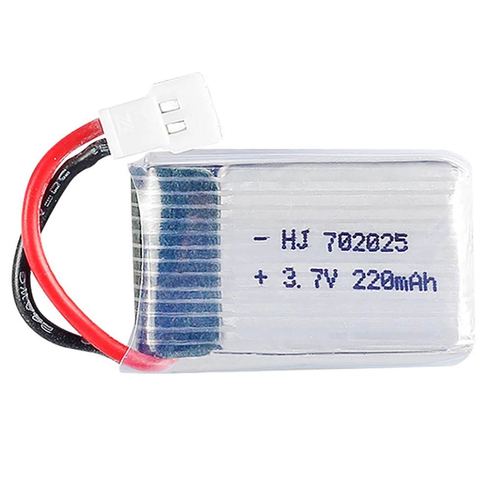 Batteria Lipo 3.7V 220mAh 752025 per Syma X4 X11 X13 RC Quadcopter pezzi di ricambio accessori 3.7V Lipo batteria modello di aeromobile