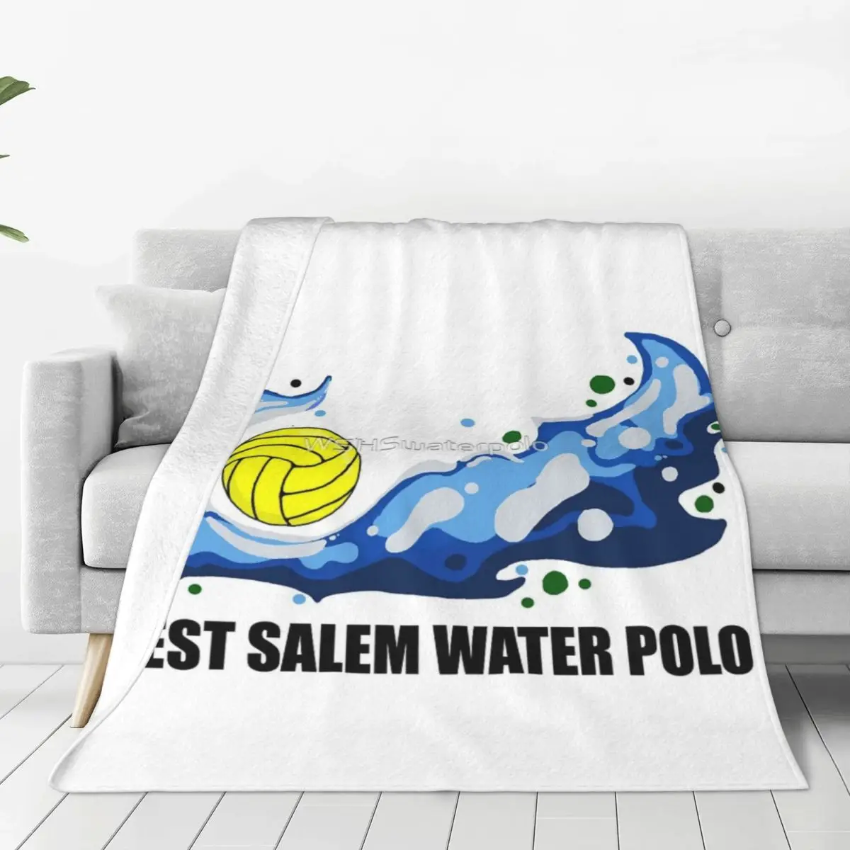 West Salem Titans Water Polo Four Seasons Universal Blanket Fireplace Can Be Covered Mother's Day Gift