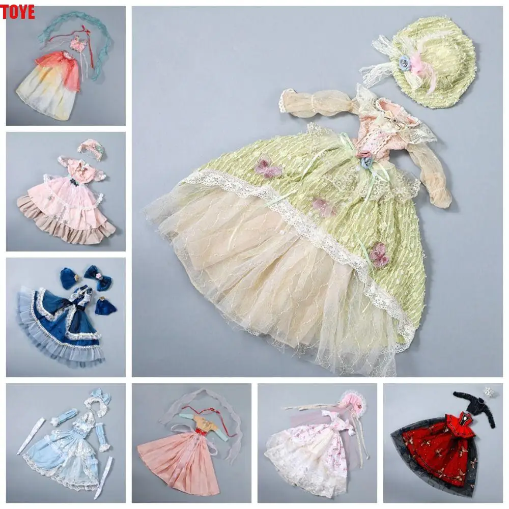 

Классическая одежда для кукол BJD 1/3, красивое изысканное платье принцессы на подтяжках 60 см, элегантное платье в стиле рококо, 60 см, платье для куклы BJD