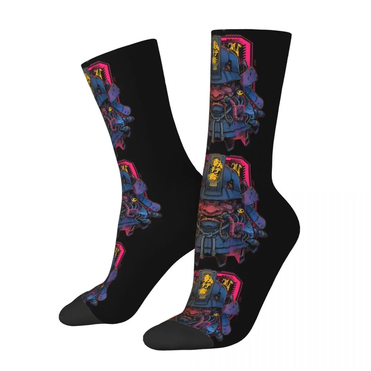 Samurái Mecha-Calcetines Unisex para adultos, medias para hombre y mujer