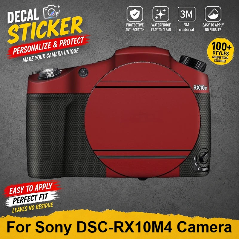 PrizMo Skin RX10 IV Camera Premium Decal Skin for Sony DSC-RX10M4 Camera Protector Anti-scratch Cover Film Sticker