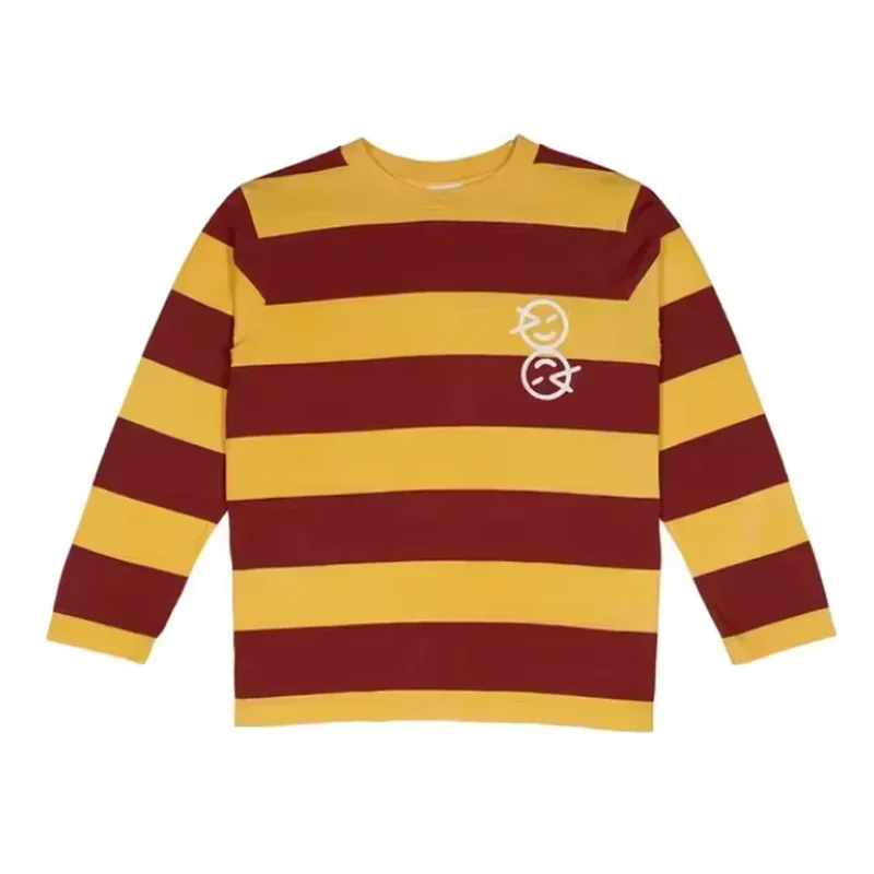 Pre-sale(Ship in October) Wyn 2024 Autumn Kids Boys Girls T-shirts Children Clothes Long Sleeve Tees Cotton Baby Striped Tops