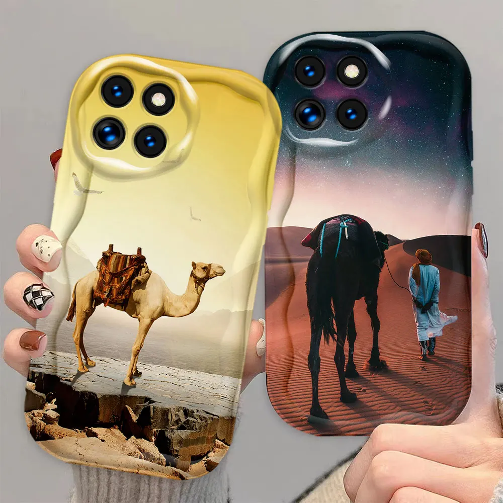 Desert Camel Moon Star Sky Sun Phone Case Cover For XIAOMI 14 12 12T 11 11S 11I LITE NE POCO C61 C31 M2 X2 PRO 5G