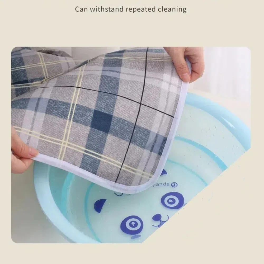 حصيرة بول ناعمة مقاومة للماء قابلة للتنفس وغير قابلة للانزلاق، وسادات بول قابلة للغسل، مرتبة بول للأطفال الصغار #2