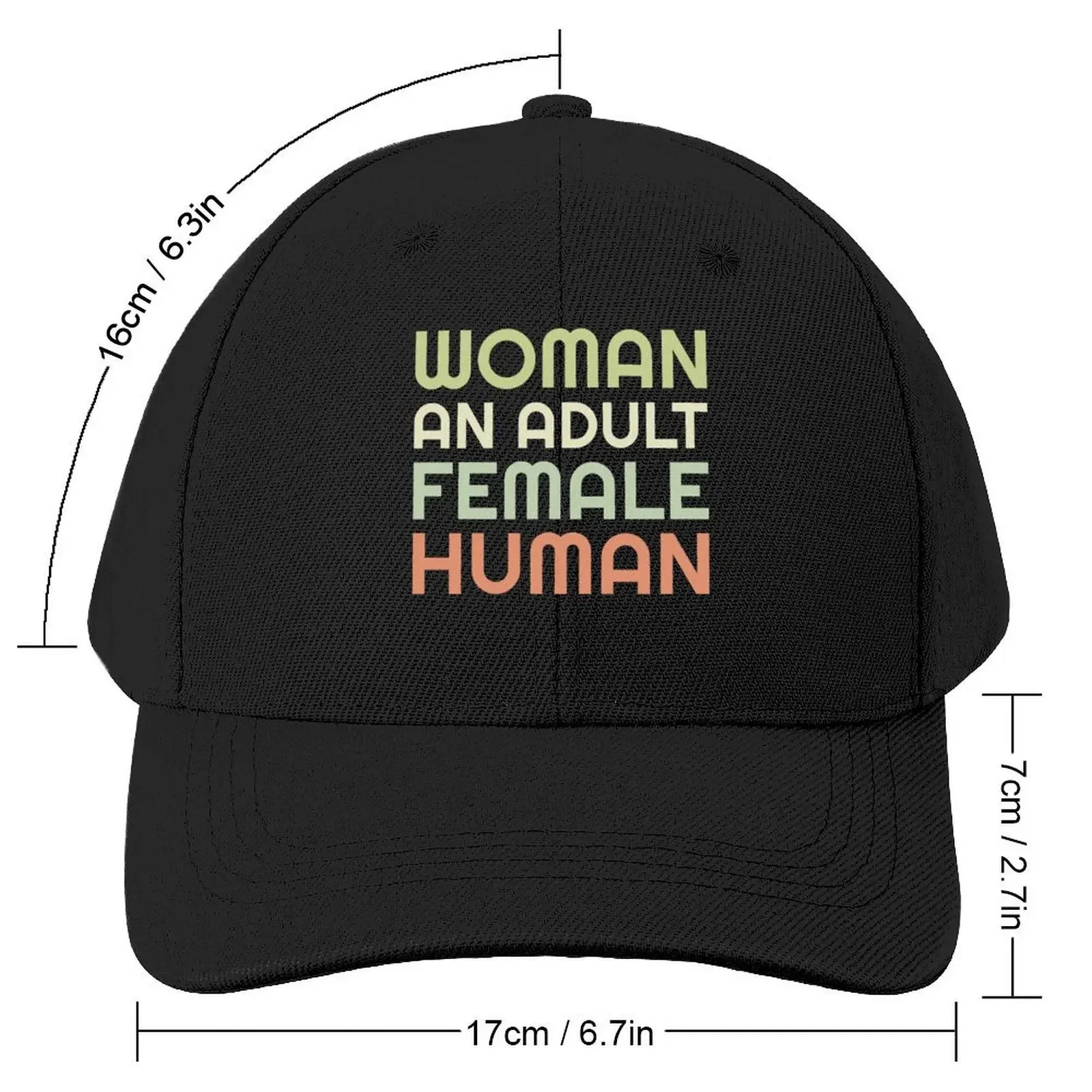 Woman An Adult Female Human - Definition of Woman Baseball Cap sun hat Hip Hop Fishing cap Rave For Girls Men's