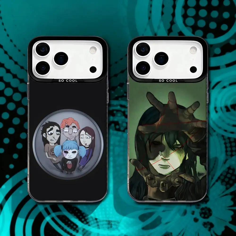 

S-Sally Face Sal Larry Phone Case For iPhone 17,16,15,14,13,12,X,8,Pro,Max,Plus,SE4,Air,Mini Black Matte Durable Hard