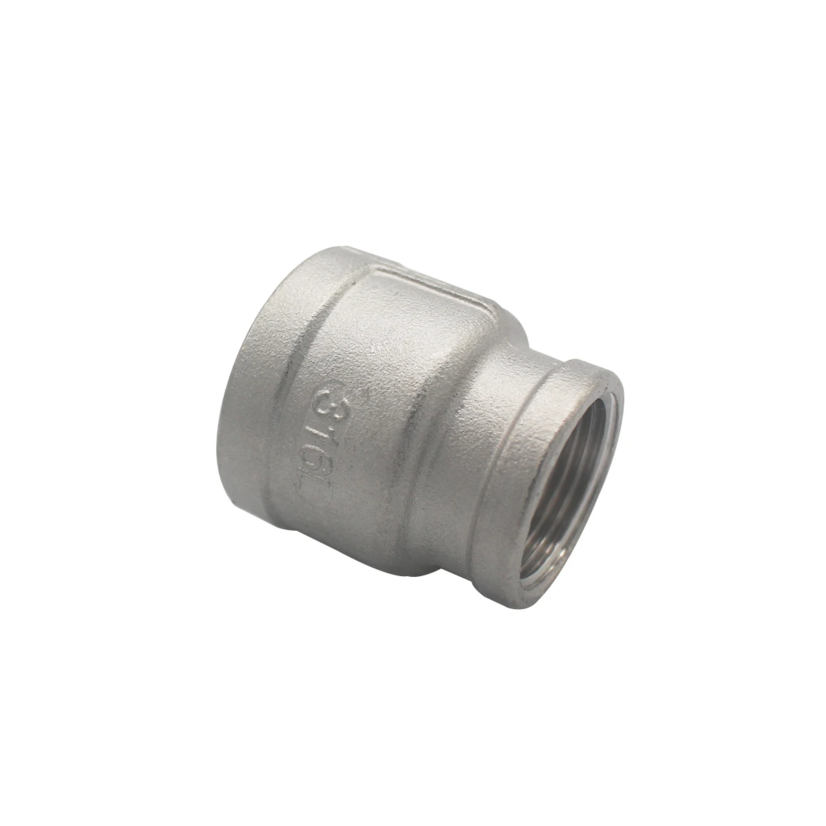 

1/4'' - 2'' BSP Female Thread 316 Stainless Steel Reducing Coupling Straight 316L Water Pipe Fitting Joint Connector