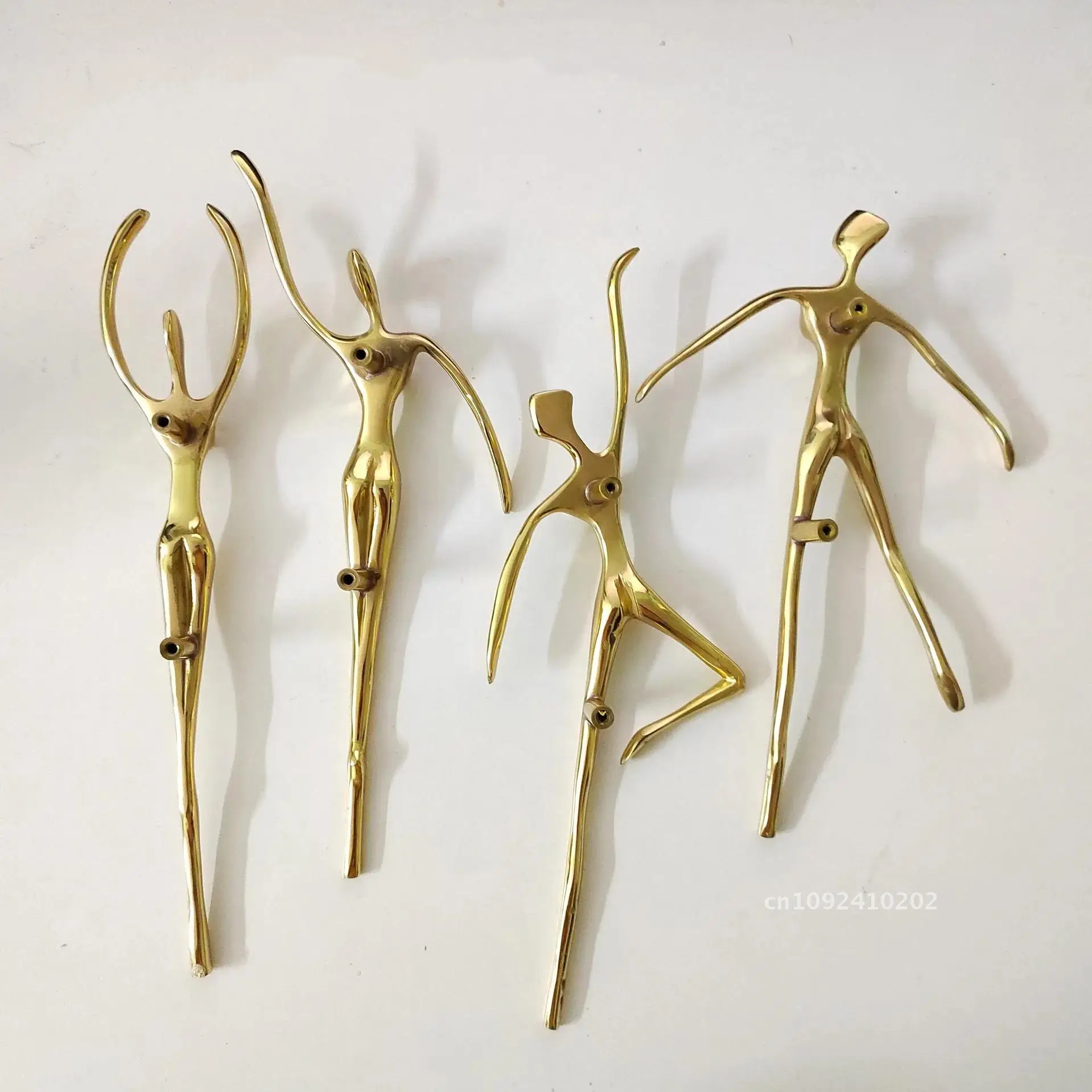 

Creative Ballet Door Solid Brass Thinker Shape Handle Dresser Handles Drawer Pulls Kitchen Dancer and Wardrobe Cabinet