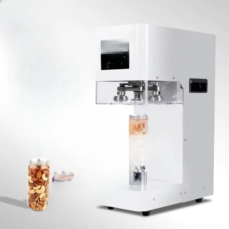Non-rotating 110V 220V soda can sealing machine Stainless steel tin can sealing machine
