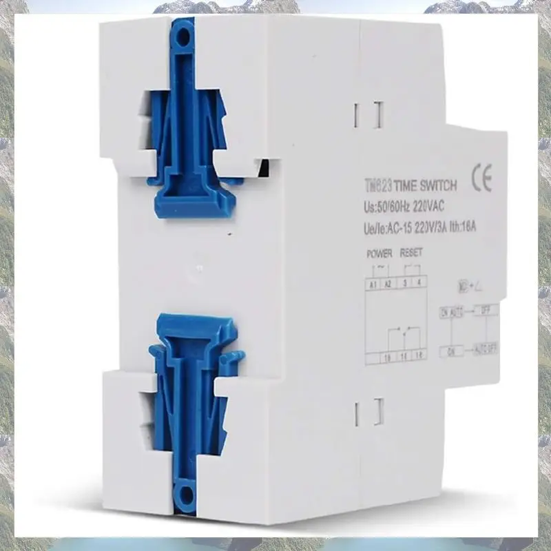 2025 الاتجاه 1 قطعة مفتاح التحكم في وقت الطاقة العد التنازلي مفتاح ذكي الموقت هلام السيليكا 16 On 16 قبالة السكك الحديدية تركيب 220 فولت #5