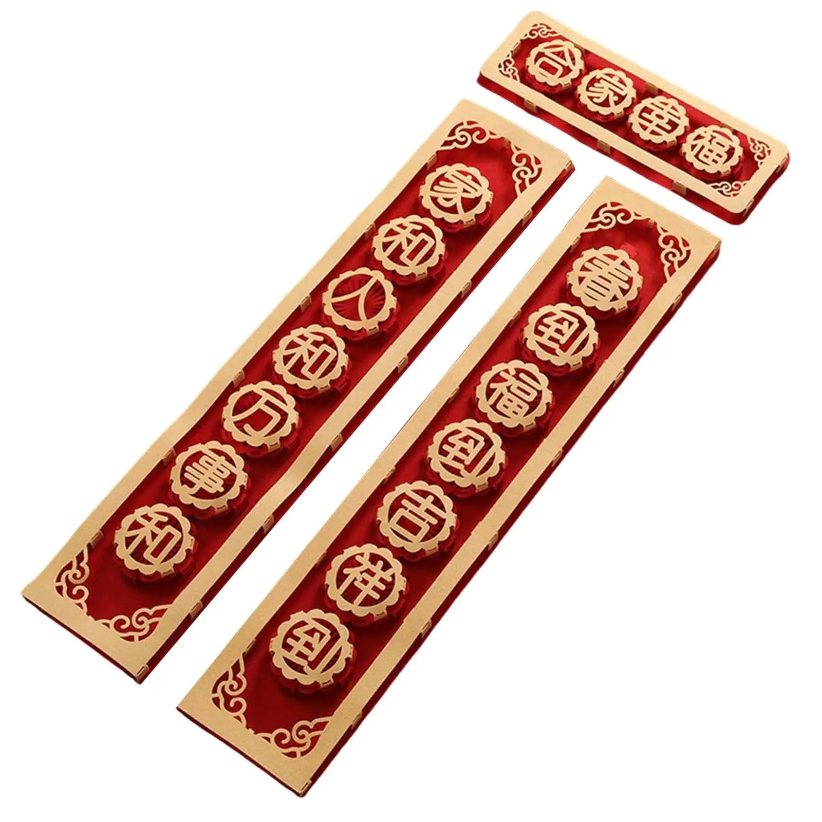 Chinese New Year Spring Couplets Thickened Felt Material Festival Decoration