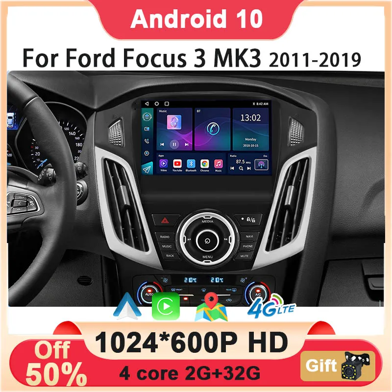 

Android 10 Multimedia Screen For Ford Focus 3 Mk 3 2004 2005 - 2011 Car Radio Stereo Video Player GPS Navigation Carplay Auto