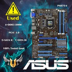 Asus P8B75-V Desktop Motherboard Intel B75 Socket LGA 1155 i3 i5 i7 DDR3 32G SATA3 USB3.0