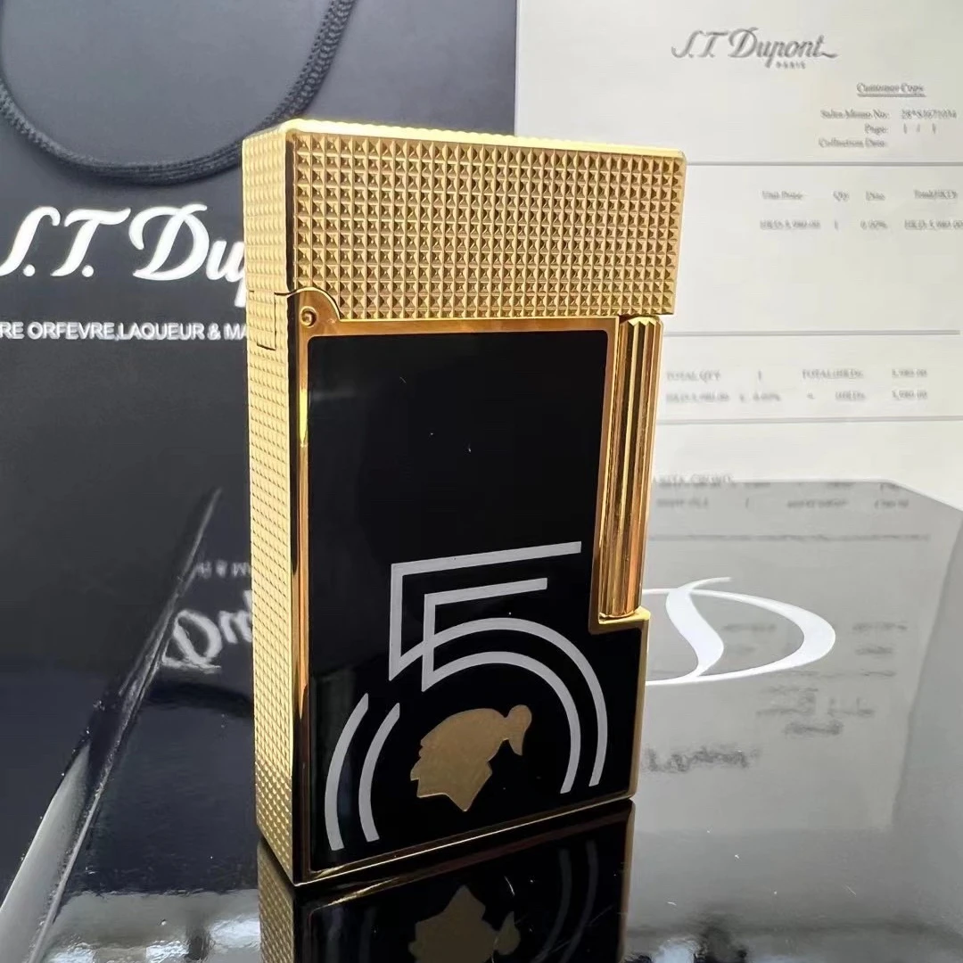 S.T. Dupont L2 55TH ANVRS LIMITED BLACK LACQUER Lighter Collection