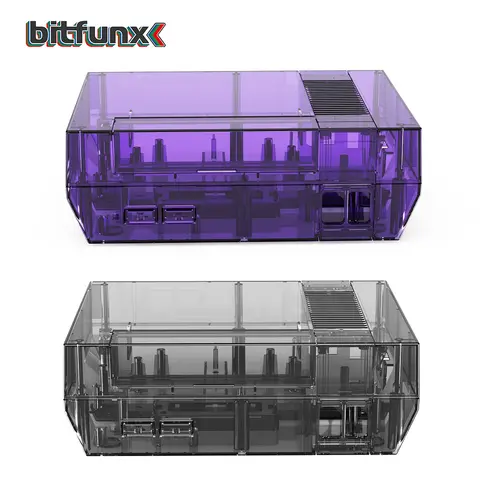 बिटफंक्स रिप्लेसमेंट हाउसिंग शेल पारदर्शी सुरक्षात्मक केस, NES फ़ॉर निन्टेंडो एंटरटेनमेंट सिस्टम कंसोल के लिए 10 best sales नेस शेल - №2