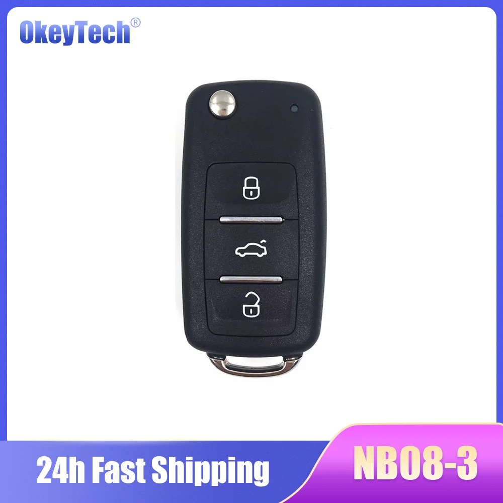 OkeyTech NB08-3 Universal Multi-functional KD Remote 3 Buttons NB Series Key For KD900 URG200 Remote Master