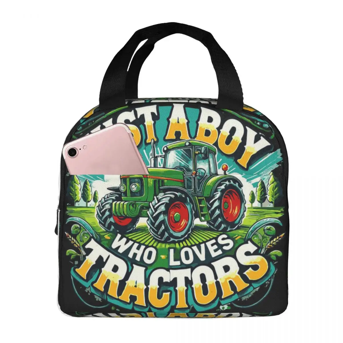 

Tractor Insulated Lunch Bag for Women Office Cooler Thermal Food Box Tote Portable Lunch Boxes Container