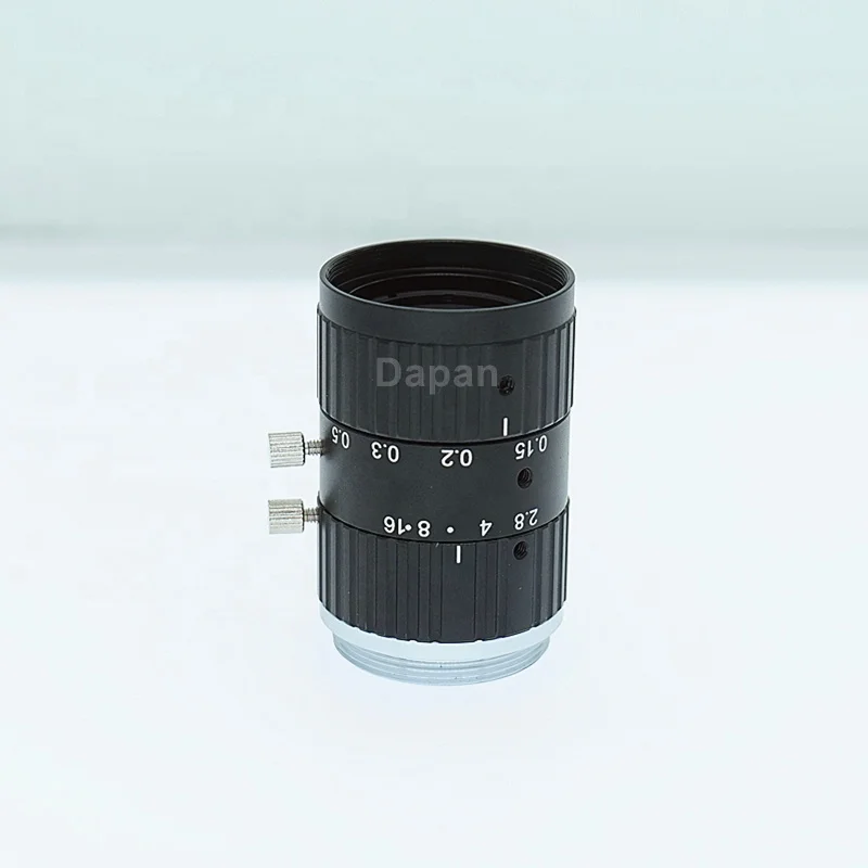 High-Resolution 16mm FA Lens – 10MP, 2/3" C-Mount, Fixed Focus, F2.8, Optimized for Low Distortion