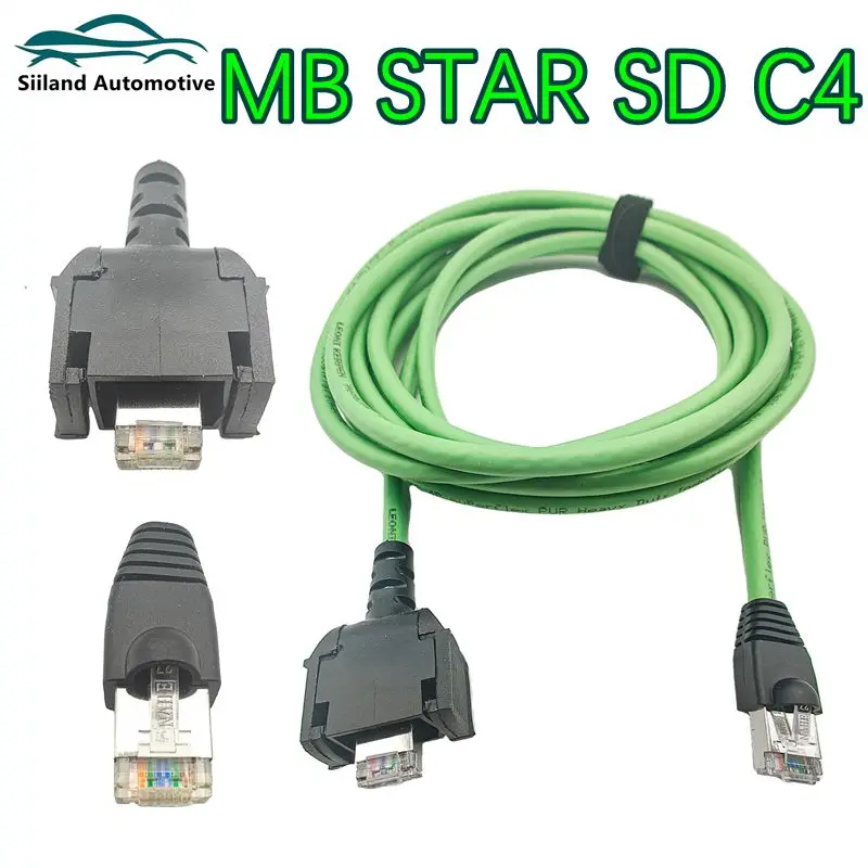 

Кабель Green Lan для автомобильного диагностического инструмента MB Star C4, сетевой кабель SD C4 для автомобильного диагностического сканера C4 SD Compact 4,