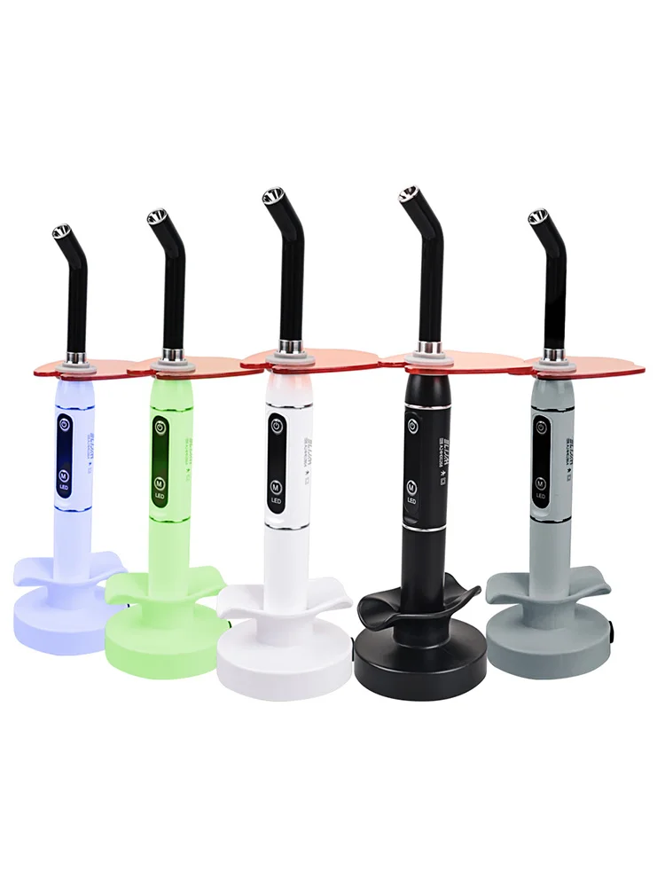1 Set Tandheelkundige Draadloze LED Curing Light Uithardbare Hars Mondhygiëne Draadloos Apparaat Denspay Led Tandheelkundige Fotopolymerisator Lamp - afbeelding 2