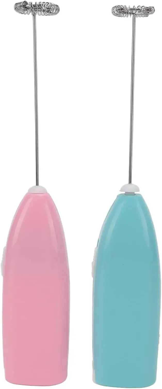 

2 шт. мини-ручной миксер, высокочастотный двигатель, одноручное управление, нержавеющая мешалка из нержавеющей стали для домашней покраски кофе C